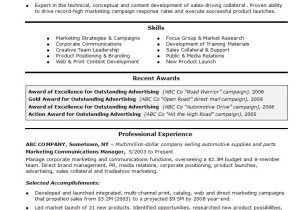 Best Resume Samples for Sales and Marketing Sales and Marketing Resume Template