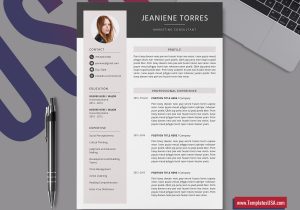 Best Resume Templates for It Professionals Modern Resume Template, Creative Cv Template, Professional Cv format, Ms Word Resume, 1, 2 and 3 Page Resume Design, top Selling Resume Template for …