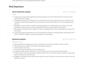 Best Senior Business Analyst Resume Sample Senior Business Analyst Resume Samples and Templates