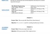 Biomedical Engineering Resume Samples for Freshers Fresher Biomedical Engineering Resume Template 2