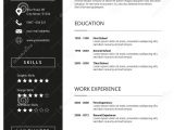 Black and White Resume Template Free Download Minimal Resume Cv Template, Clean Black and White Design Stock …