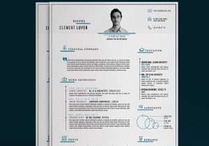 Blue Grey Resume Template Free Download Free Precise Blue Microsoft Word format Resume Template …