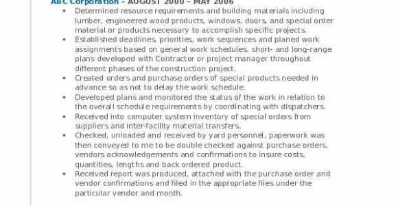Building Material Sales Executive Resume Sample Contractor Sales Resume Samples