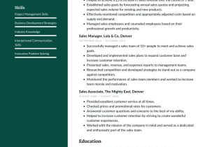 Building Material Sales Manager Resume Sample Sales Manager Resume Example & Writing Guide Â· Resume.io