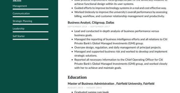 Busines System Analyst Resume Objective Samples Business Analyst Resume Examples & Writing Tips 2022 (free Guide)