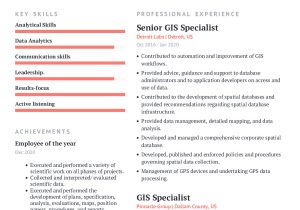 Business Analyst Resume with Gis Samples Gis Specialist Resume Example with Content Sample Craftmycv