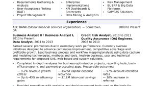 Business Analyst Sample Resume for Freshers Business Analyst Resume Monster.com