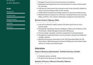 Business Analyst Skills List In Resume Sample Business Analyst Resume Examples & Writing Tips 2022 (free Guide)