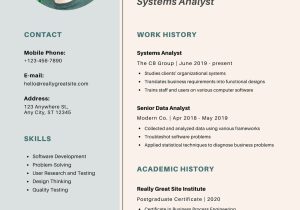 Business Analyst with Healthcare Mdw Resume Samples Page 12 – Free Printable Resume Templates You Can Customize Canva