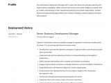Business Development Manager Resume Sample Pdf Business Development Manager Resume & Guide