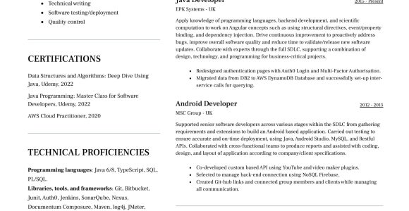 Business Logic Nosql Tdd Indeed Resumes Samples software Developer Cv – Best Guide with Tips and Examples