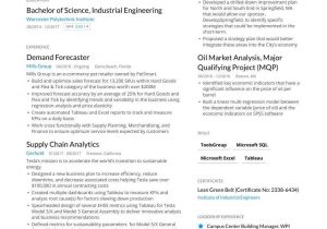 Business Process Re Engineering Sample Resume Engineering Resume Examples and Skills You Need to Get Hired