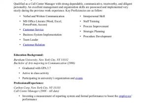 Call Center Resume Examples and Samples Call Center Resume Samples