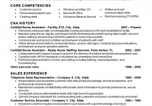 Certified Nursing assistant Resume Sample No Experience Nurse assistant Cna Resume Example