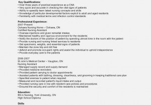 Certified Nursing assistant Resume Sample No Experience top 15 Trends In Resume