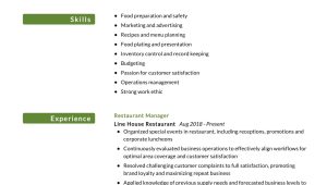 Chef De Partie Resume Sample Skills Chef Resume Sample 2022 Writing Tips – Resumekraft