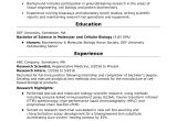 Chemical Characterization Using Hplc Resume Sample Entry-level Research Scientist Resume Sample Monster.com