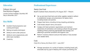 Chick Fil A Cook Resume Sample Chef Resume Examples In 2022 – Resumebuilder.com