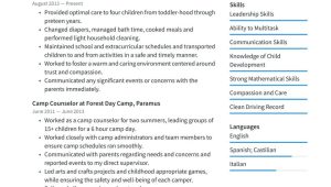 Child and Youth Care Resume Samples Child Care Resume Examples & Writing Tips 2022 (free Guide)