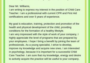 Child Care Resume Cover Letter Sample Child Care Cover Letter Samples & Templates [pdflancarrezekiqword] 2021 …