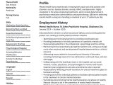 Child Mental Health Psychiatric Nurse Resume Sample Mental Health Nurse Resume & Guide  20 Free Templates
