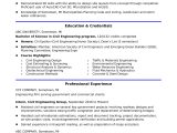 Chronological Resume Sample for Civil Engineer Entry-level Civil Engineering Resume Monster.com