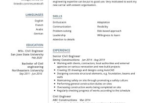 Chronological Resume Sample for Civil Engineer Senior Civil Engineer Resume Sample 2021 Writing Guide – Resumekraft