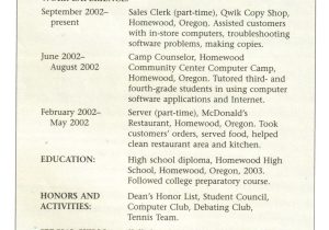 Chronological Resume Sample for High School Student Sample Chronological Resume Chronological Resume, Chronological …