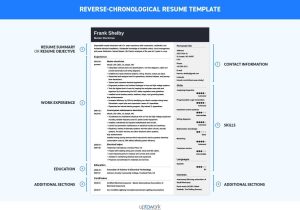 Chronological Resume with Employment Gap Samples Reverse Chronological Resume Templates [ideal format]