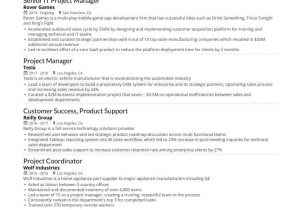 Civil Project Manager Resume Sample India 4 Job-winning Project Manager Resume Examples In 2021