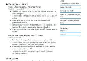 Claims Adjuster Administrative assistant Resume Sample Claims Adjuster Resume Examples & Writing Tips 2022 (free Guide)