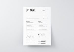 Clean Cv Resume Template Free Download Free Minimalistic and Clean Resume Template – Creativebooster