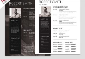 Clean Cv Resume Template Free Download Free Simple and Clean Cv Resume Template In Photoshop (psd) format …