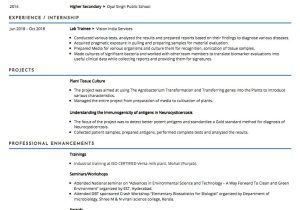 Clinical Laboratory Scientist Microbiology Resume Samples Sample Resume Of Microbiologist with Template & Writing Guide …