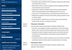 Clinical Rotation Resume Sample Physical therapy assistant Medical Doctor Resume Examples for 2022 with Md Cv Templates