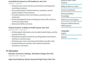 College Of Medicine Director Resume Samples Medical Resume Examples & Writing Tips 2022 (free Guide) Â· Resume.io