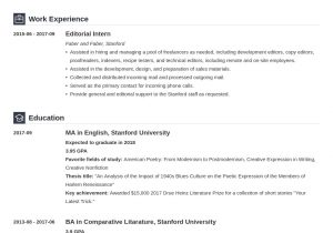 College Student Resume for Internship Samples Internship Resume Sample for College Students – Good Resume Examples