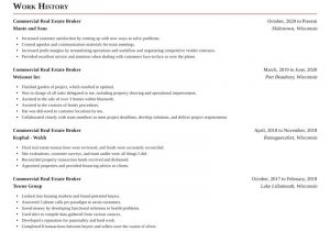 Commercial Real Estate Broker Resume Sample Commercial Real Estate Broker Resume Online & Ideas Rocket Resume