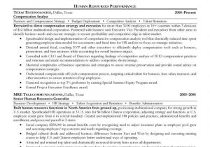 Compensation and Benefits Manager Resume Sample Hr Manager and Compensation Specialist Resume