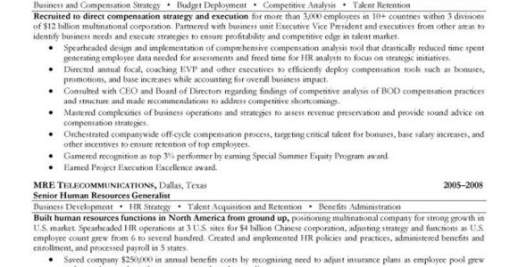 Compensation and Benefits Manager Resume Sample Hr Manager and Compensation Specialist Resume