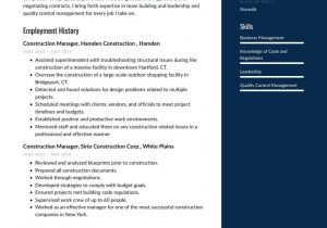 Construction Management Resume Examples and Samples Construction Manager Resume Examples & Writing Tips 2021 (free Guides)