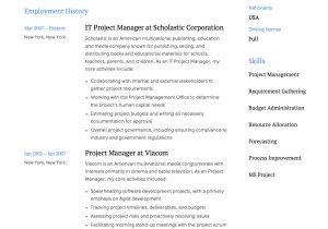 Construction Project List Template for Resume 20 Project Manager Resume Examples & Full Guide Pdf & Word 2021