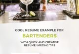 Country Club Server Bartender Resume Sample A Cool Resume Example for Bartenders – Freesumes