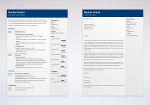 Cover Letter and Resume Samples for Teachers Elementary Teacher Cover Letter Samples for Any School