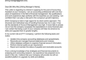 Cover Letter for Resume Sample for Accountant Accounting assistant Cover Letter Examples – Qwikresume