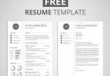 Cover Letter for Resume Sample Free Free Resume Template and Cover Letter – Graphicadi