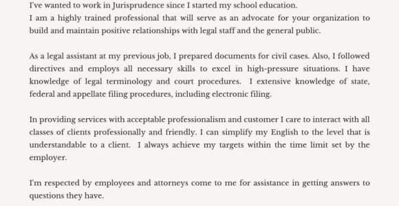 Cover Letter for Resume Samples Legal Legal assistant Cover Letter Samples & Templates [pdflancarrezekiqword] 2022 …