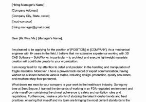 Cover Letter Sample for Engineering Resume Engineering Internship Cover Letter Awesome Engineering Cover …
