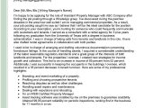 Cover Letter Sample for Resume Commercial Property Manager assistant Property Manager Cover Letter Examples – Qwikresume
