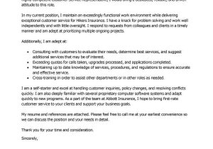 Cover Letter Sample for Resume for Customer Service Customer Service Representative Cover Letter Sample – My Perfect …